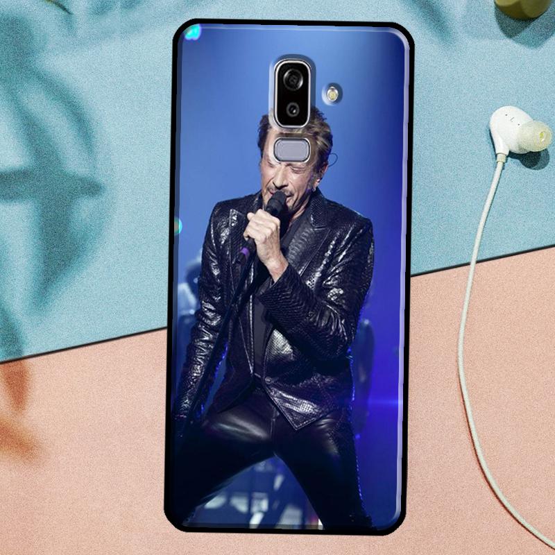 Johnny Hallyday Music Case For Samsung Galaxy J5 J3 J7 2016 A3 A5 2017 A7 A9 J4 J6 J8 A6 A8 Plus 2018 TPU Cover