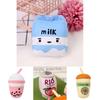 Lemon Milk Boba Cup Soft Plush Toy Pendant Perfect Gift