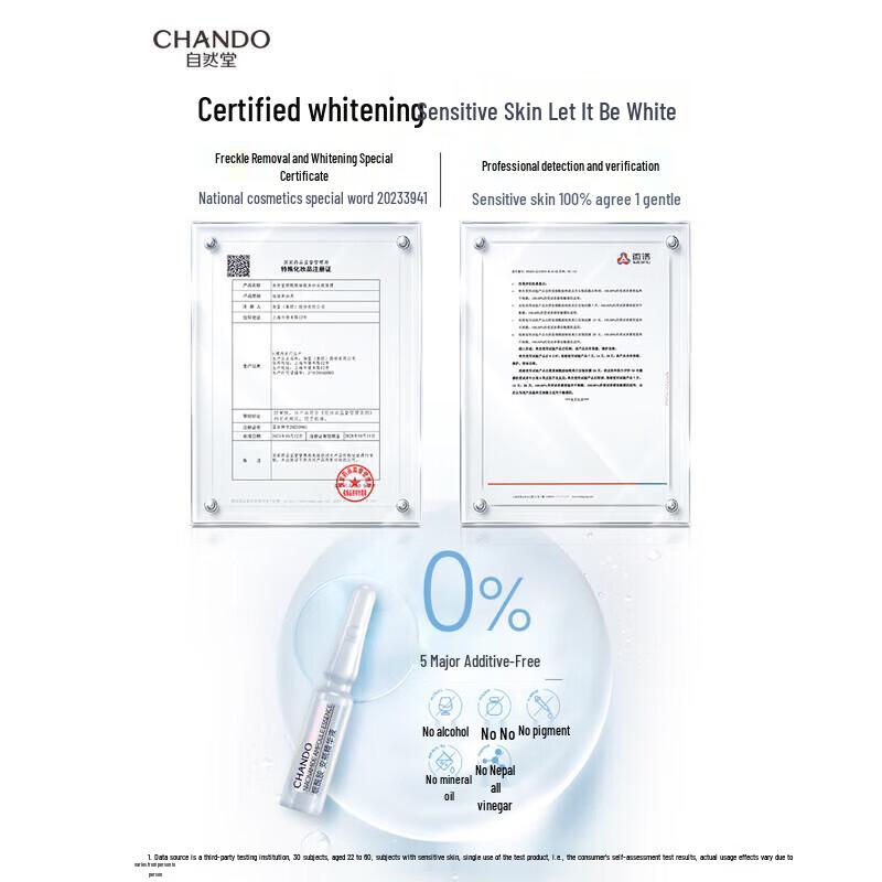 CHANDO Niacinamide Whitening Ampoule Mask
