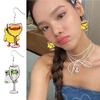 Unique Duck Dangle Earrings Fashionable Alloy Jewelry Duck Ear Pendants Perfect for Birthday and Theme Parties