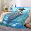 3D Painted Garden Landscape Theme Flannel Throw Blanket Soft Lightweight Warm for Living Room Bedroom Bed Sofa Couch Kids Adults Gifts