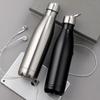 500/1000ml Stainless Steel Water Bottle Portable BPA free Drinking Gym Sports Cycling Drinkware Kids School Gifts