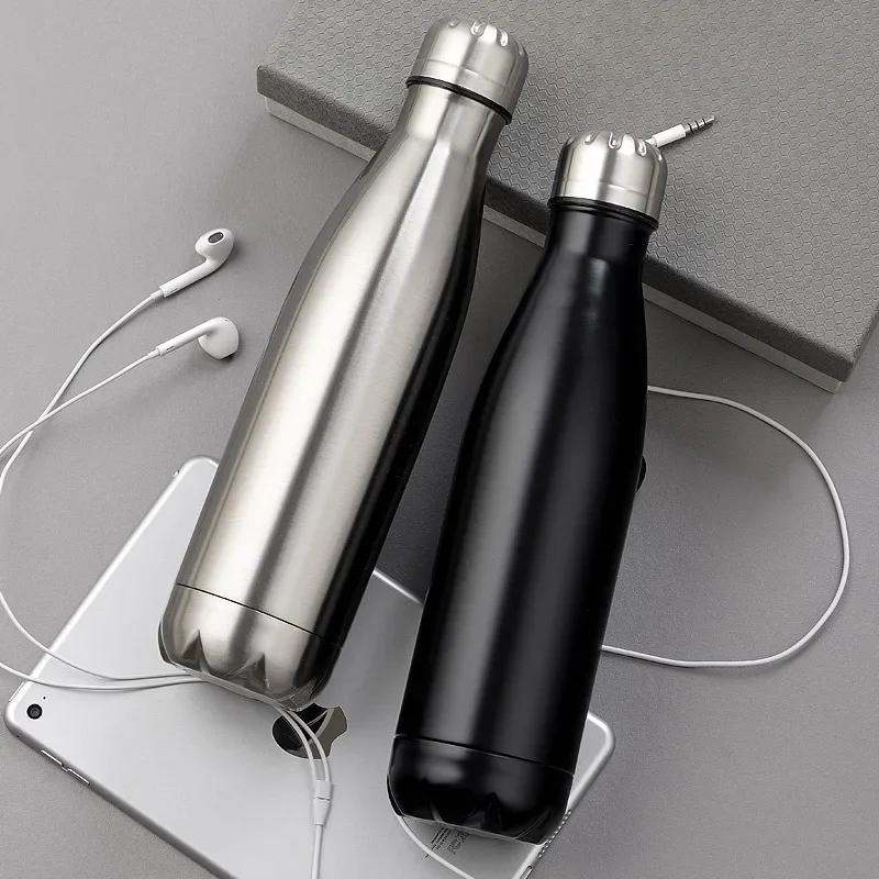 500/1000ml Stainless Steel Water Bottle Portable BPA free Drinking Gym Sports Cycling Drinkware Kids School Gifts