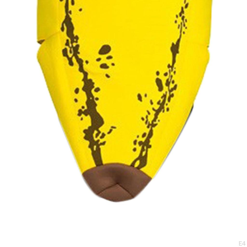 Banana Costume Jumpsuit Fruit Cosplay Costumes Suit Dressing up for Adults Kids