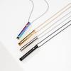 Stainless Steel Mindful Breathing Whistle Necklace Anxiety Relief Necklace For Anxiety Stress Panic Meditation Tools