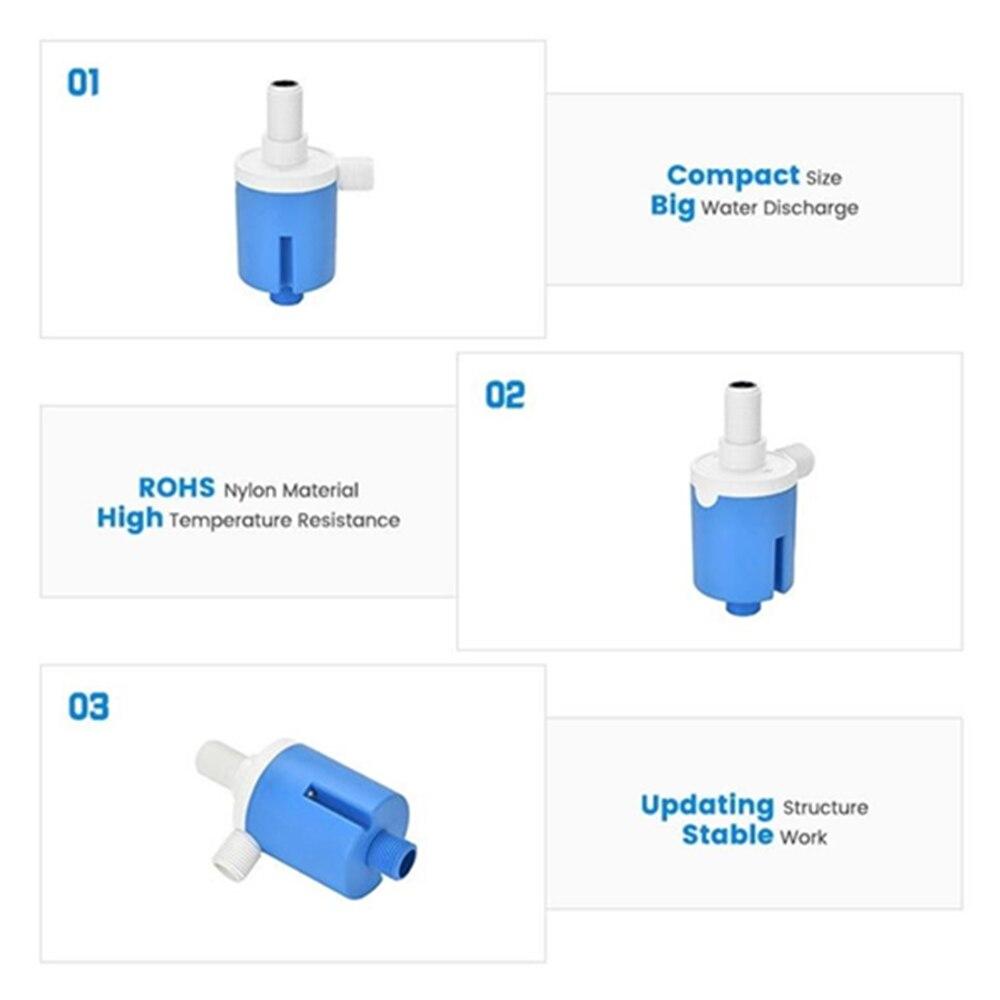Practical Water Level Control Durable Replacement Full Automatic Float Valve Anti Corrosion Nylon Ball Valve