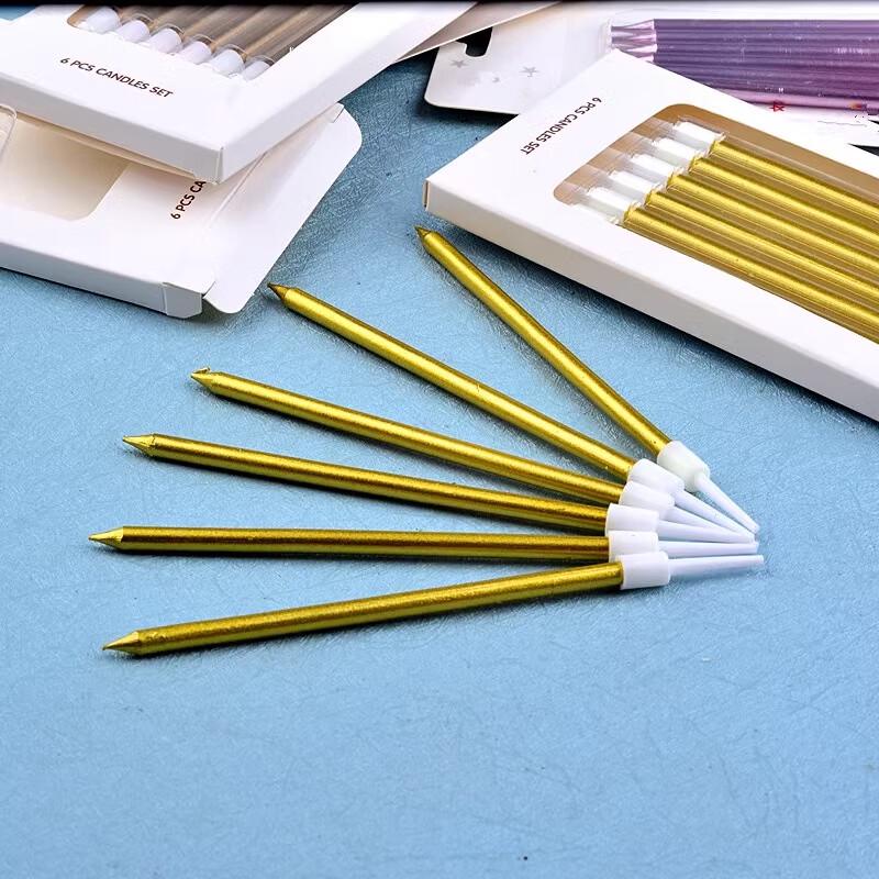 Changbaosen Birthday Cake Pencil Candles