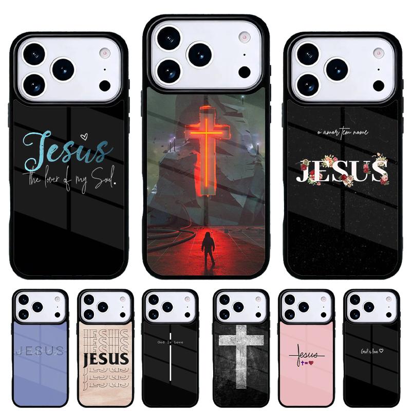 Christian Jesus soft Phone Case for iPhone 17 16 15 14 13 Pro Max Back Cover for 12 11 Pro Coque