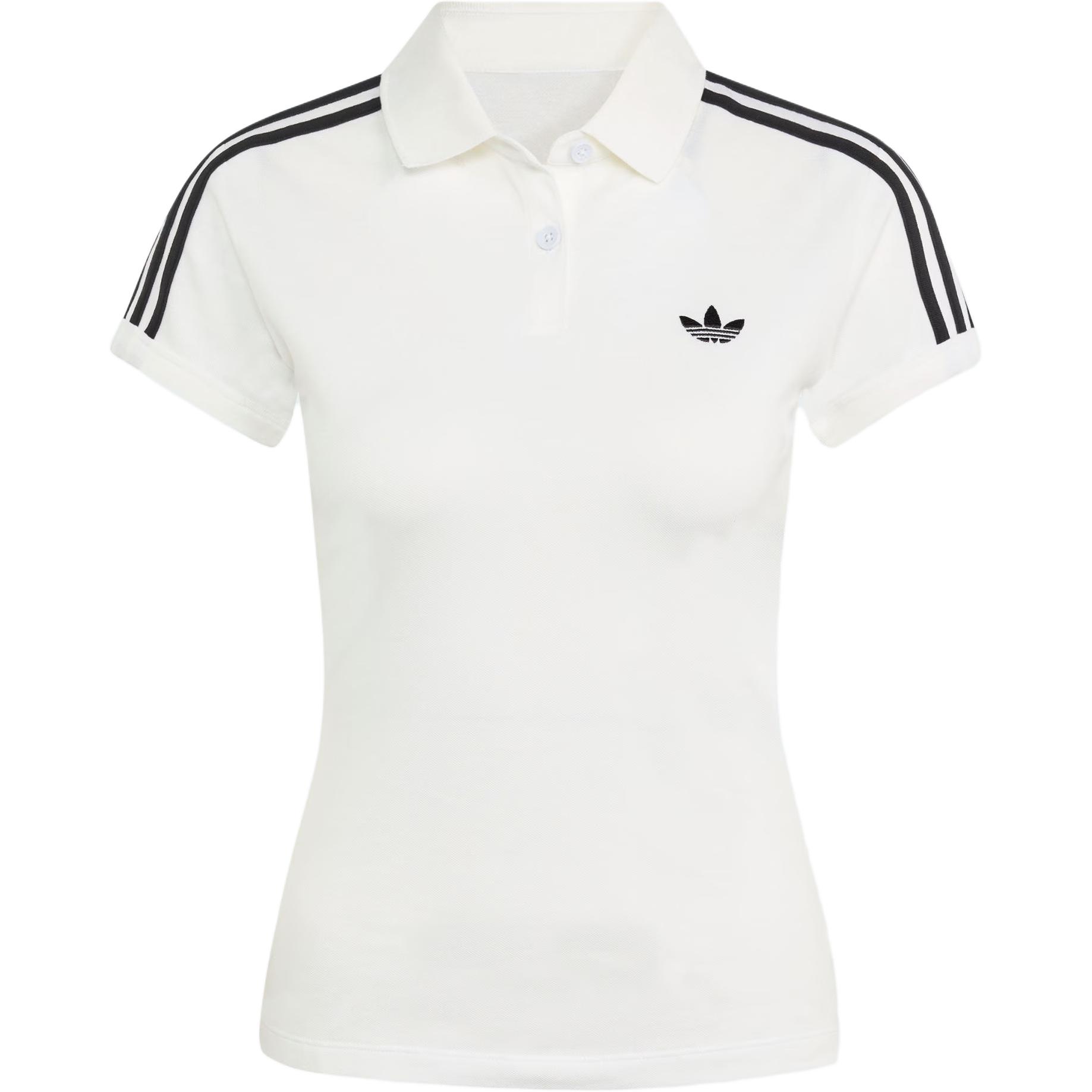

Adidas Originals Adicolor Sport Leisure Knitted Slim Fit Polo Shirt Women tops KD3697 XS