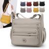 Casual Nylon Women's Crossbody Bag Lightweight Large Capacity Commuter Bag Single Shoulder Bag Multi-layer Storage Bag