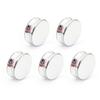 Multipurpose Fabric Fastener 5 Pcs Women Magnetic Shawl Button, No Snag Headband Scarf Clip, Multi-Use Pin for Fabrics Magnet Safety Pins, Metal