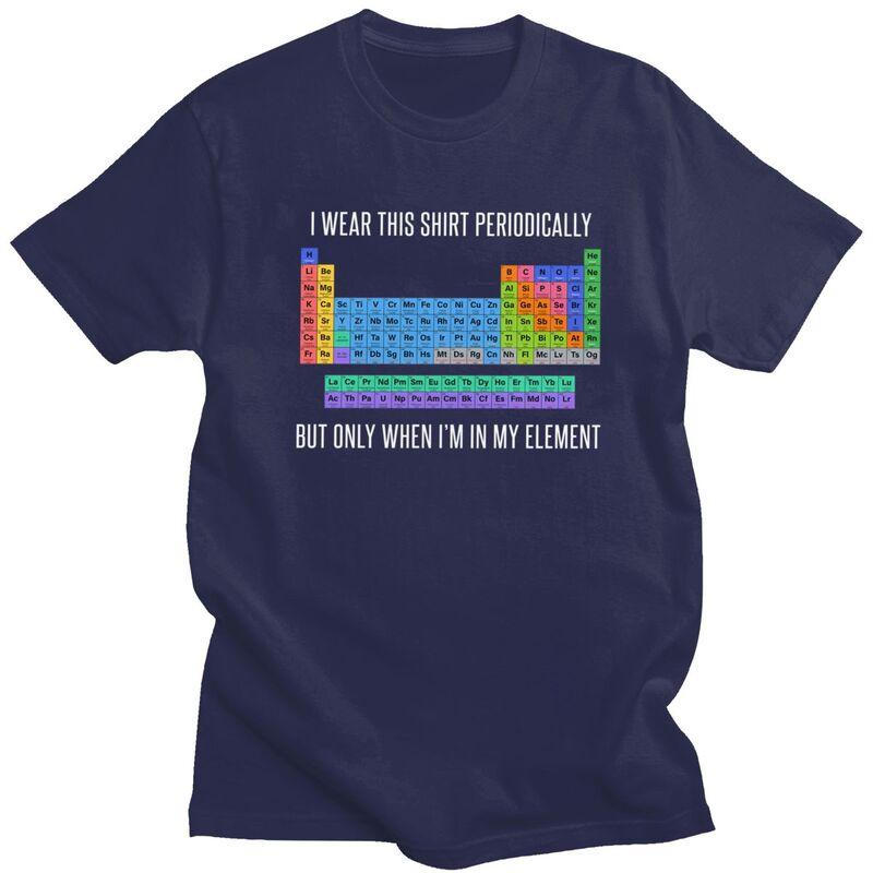 Funny Chemistry Periodic Table Science Teacher Gift T Shirts ShortSleeve Tshirt Streetwear Tee Tops Loose Oversized Clothes