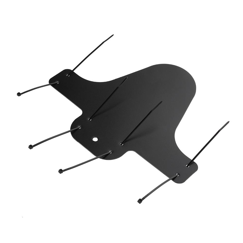 Mudguard Set, Front and Rr Tire Mudguards with Cable Ties, for Most  s Black Plastic