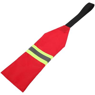 ABOOFAN Reflective Strip Warning Flag for Kayaking, Red Flag, Durable Oxford Material, Increased Visibility, Multi-purpose, Boat Accessories