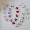 5 st Kärlekshjärta Legering Nageldekoration Berlocker Aurora Stjärnljus Stjärna Asterism Smyckesdelar Tillbehör För Manikyr Diy Nageldekorering