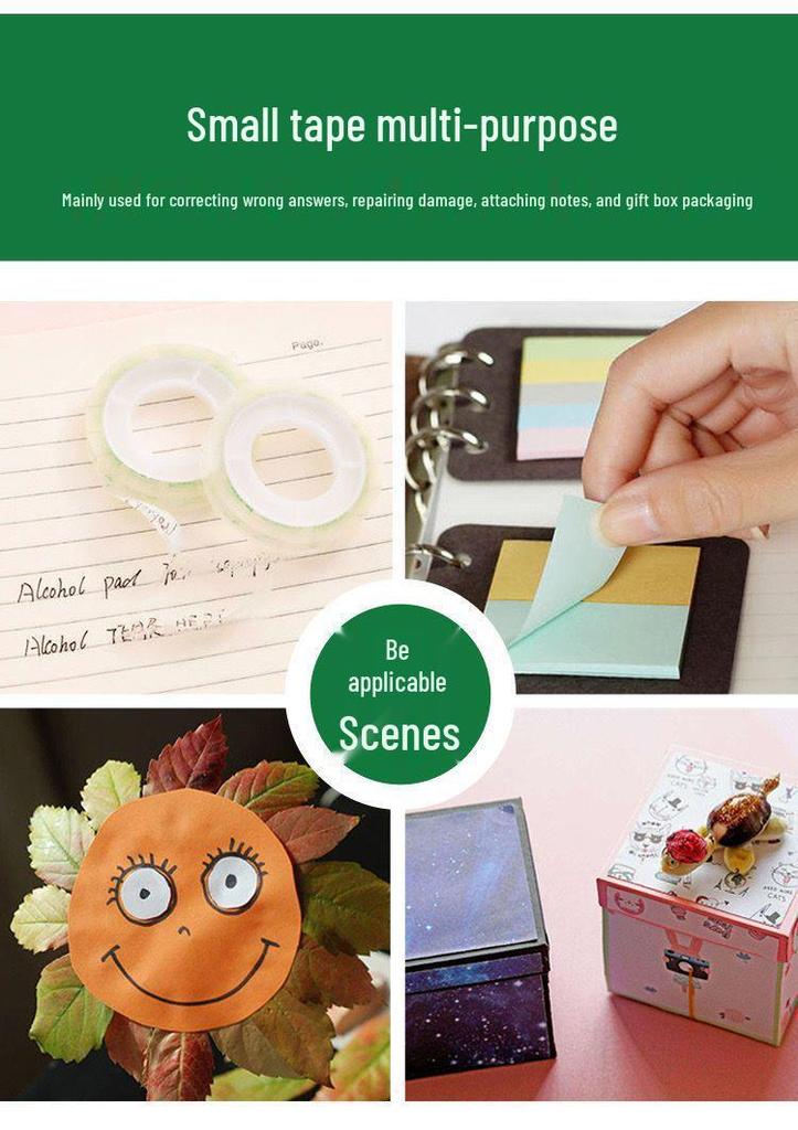 Transparentes Klebeband für Büro & Handarbeit – Schreibwaren-Strauß, Kleine Rolle