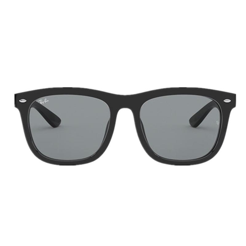 RayBan Hiker Sunglasses Plate Frame Injection Molded Square Sunglasses Unisex Couple Black