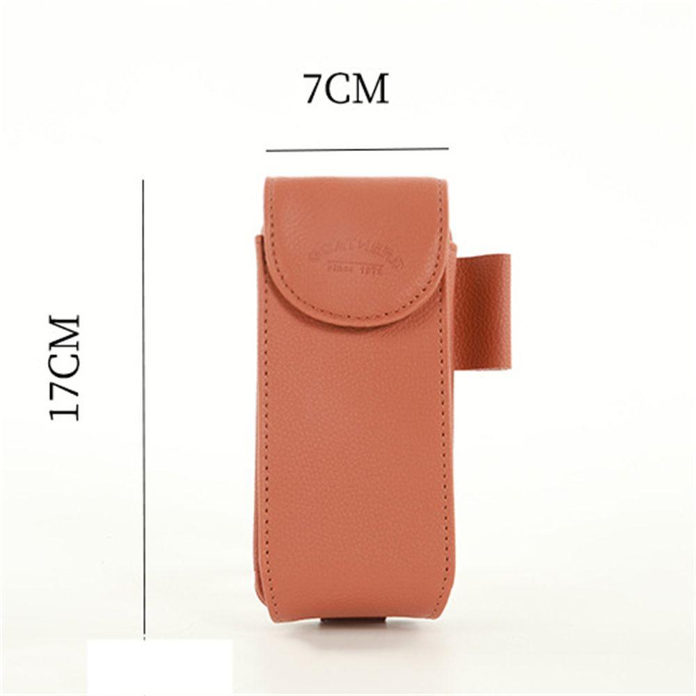 Car-styling Storage Holder Leather Sun Visor Point Pocket Sunshade Bag Organizer Bag IC Card Holder
