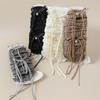 Lovely Bell Decorated Socks Stackable Long Ribbon Girls Pile Up Socks Classic Solid Color Sock Sleeves Knitted Leg Cover