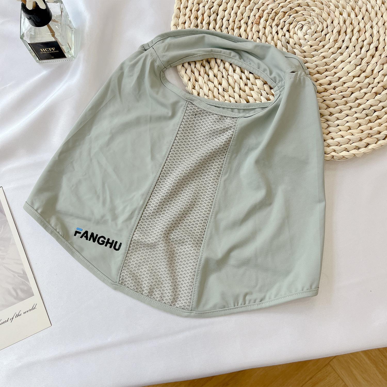 

Маска из ледяного шелка с защитой от ультрафиолета, солнцезащитный нагрудник, сплошной цвет, маска для лица, летние шарфы для лица, солнцезащитный крем, шарф для лица для верховой езды светло-серый