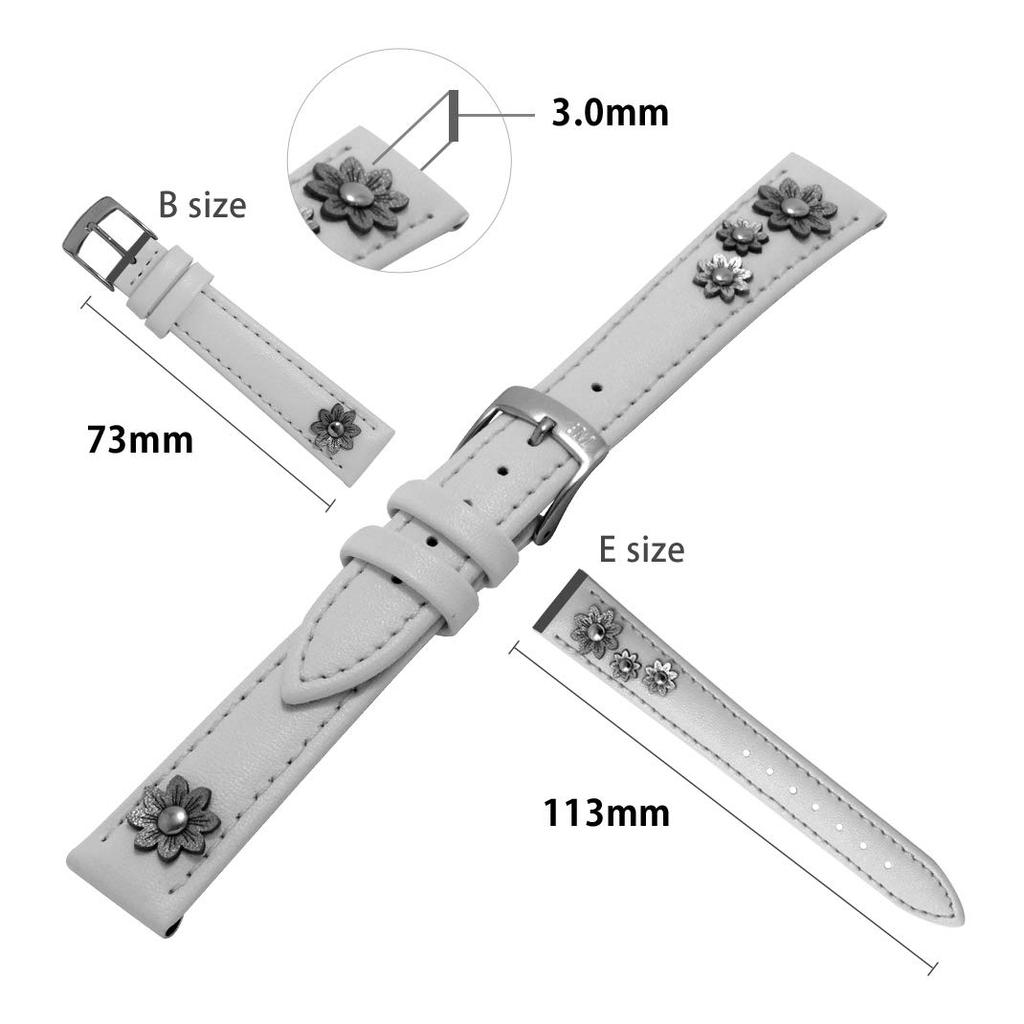 MORELLATO Synthetic Leather Watch Strap GARDEN 16 mm Pink with Replacement Tool D5257C47087016 [Official Import]