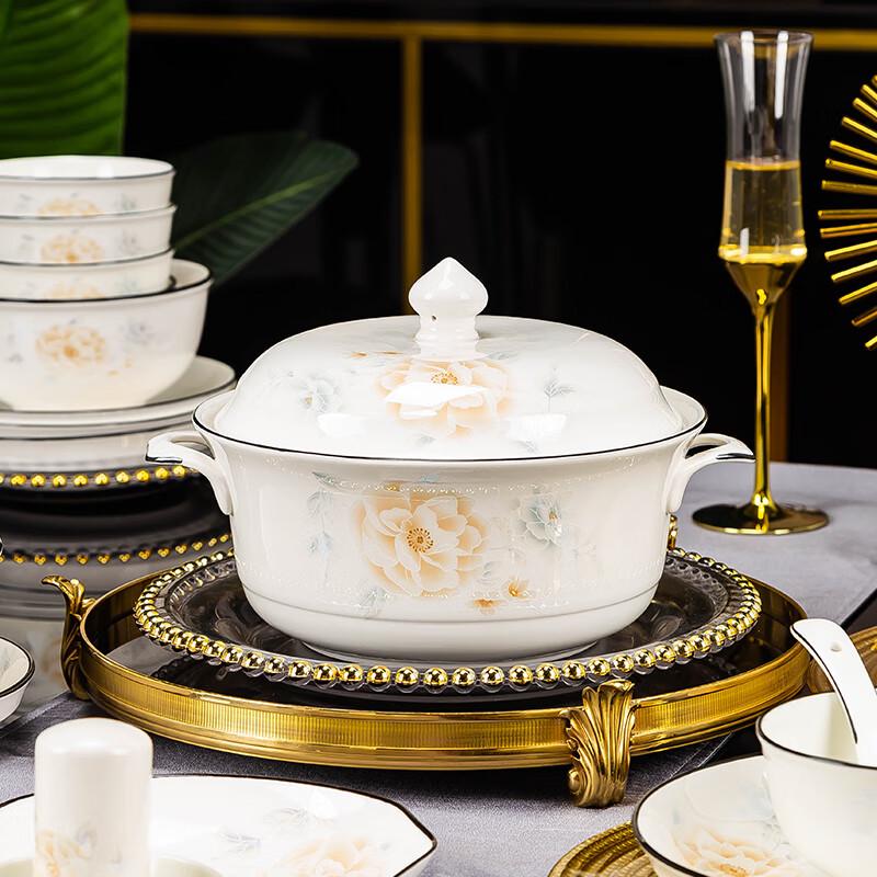 Haoya 78-Piece Jingdezhen Ceramic Dinnerware Set