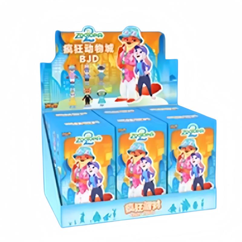 Genuine Zootopia Crazy Party2 Series Bjd  Cute Trendy Articulated Jointed Action Figurine Collectible Model Ornament Present