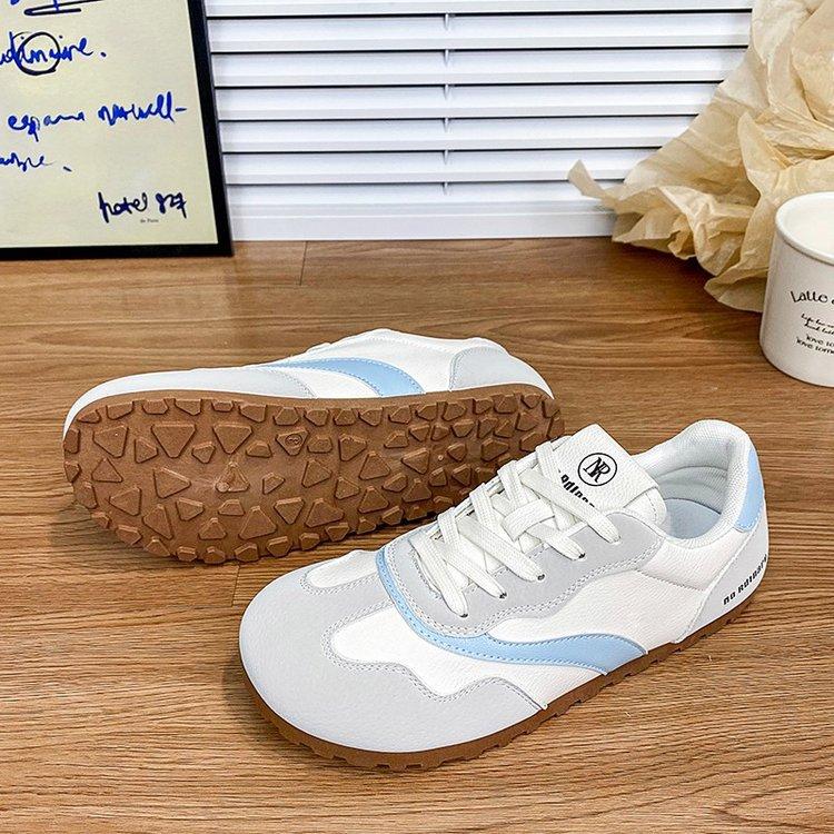Neue Retro-Frühlings- und Sommer-blaue Xiaoxiang-Schüler-Board-Schuhe Retro-weichsohlige originale deutsche Trainingsschuhe