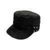 Korean Suede Black Equestrian Hat for Women In Autumn and Winter Retro Old Flat Hat Big Head Circumference Painter Newsboy Hat