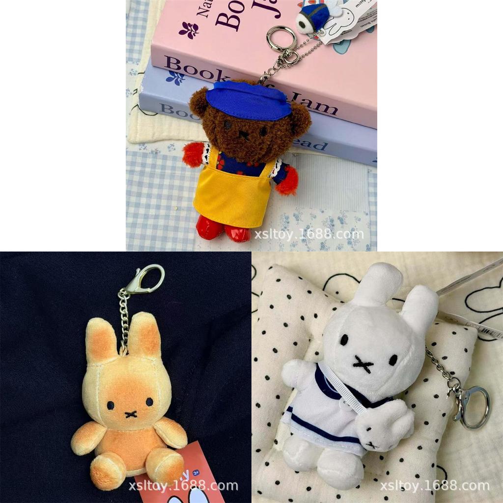 Miffy Navy Themed Plush Doll With Soft Material For Children And Giftgiving