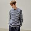 Luoz Men's Autumn Old Money Style Round Neck Wool Blend Sweater