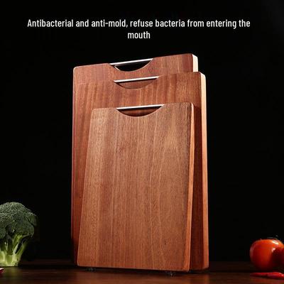 Wenge Wood Antibacterial Double-Sided Cutting Board – Anti-Mold, Solid Wood for Kitchen Use