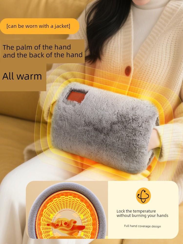 Nanjiren Rechargeable Hot Water Bottle, Warm Water Bag, Hand Warmer, Explosion-Proof Electric Heating Pad, Official Flagship Store, Detachable and