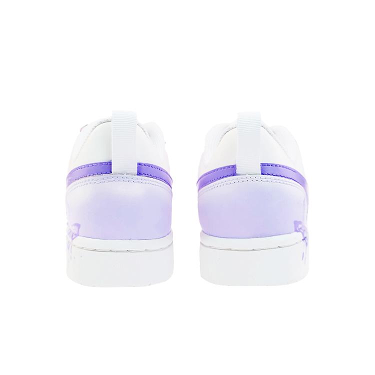 Nike Court Borough Buty Skateboardowe Damskie Niskie Fioletowo/Białe BQ5448-100(Team40-GS)