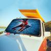 SpiderMan Car Sunshade: Windshield Heat Insulation & Sun Protection
