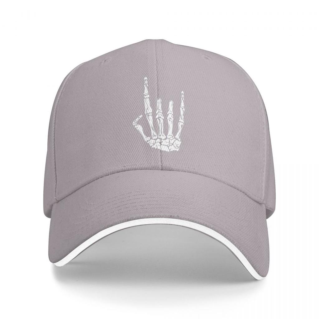 Unisex Baseball Hats Skeleton Hands Gestures Print Outdoor Streetwear Summer Sports Baseball Caps Hip Hop Cap Casquette Hats