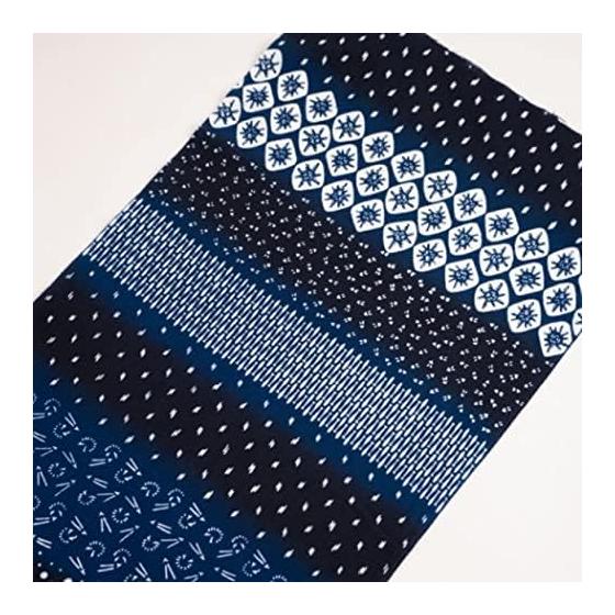 Kamawanu Tenugui Towel (Traditional/Lucky Charm Pattern - Scenic Patchwork) Product ID 6128040 | Made with Sori Fabric, 33cm X 90cm, 100% Cotton,
