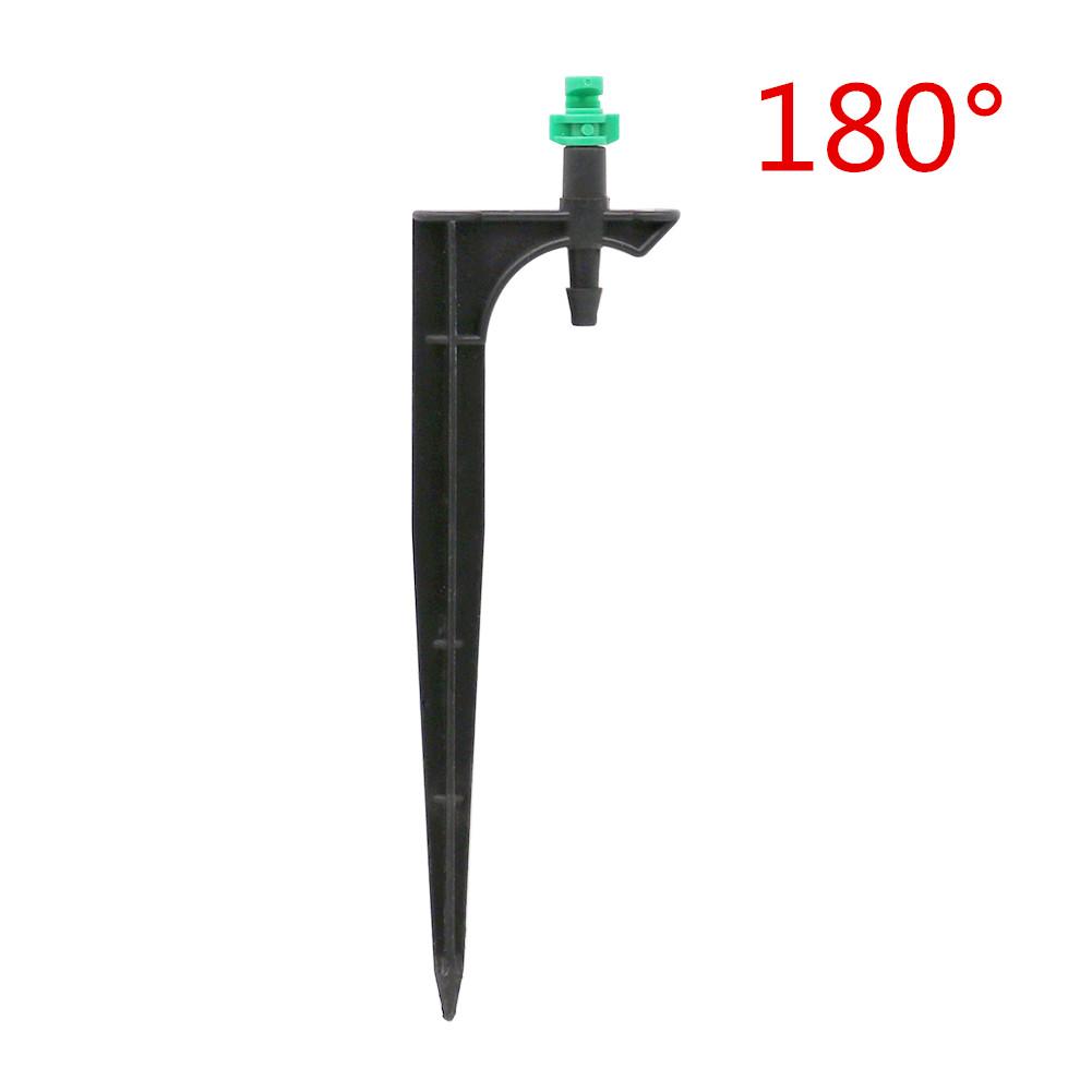 5/50 Pcs Garden Irrigation Simple Refraction Nozzle Watering Flower Mist Nozzle Threaded Connection 90/180/360 Degrees Sprayer
