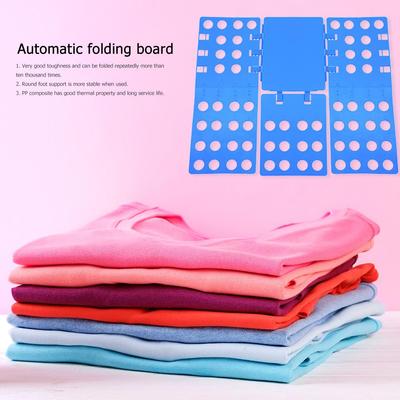 Adult T-Shirt Folder Quick Fold Shirt Folding Board Adjustable Clothing Folder Bender Plastic Clothes Folder for Laundry Room