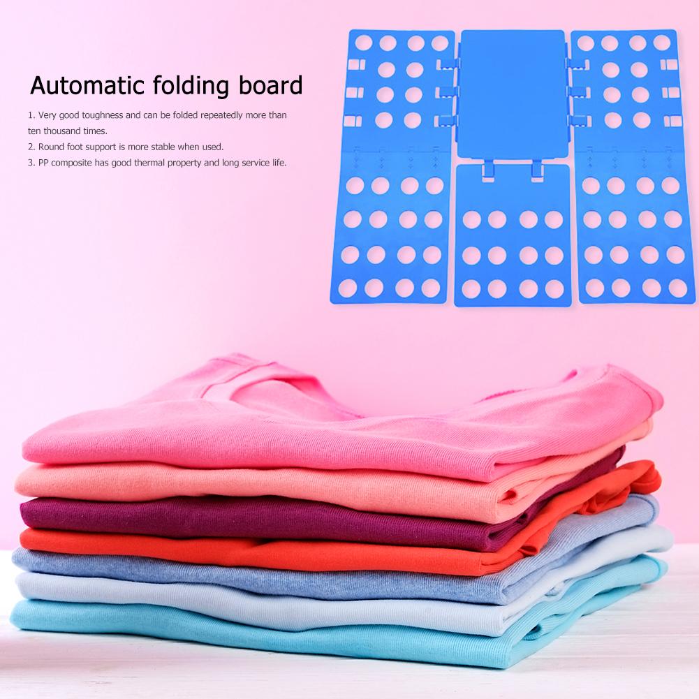 Adult T-Shirt Folder Quick Fold Shirt Folding Board Adjustable Clothing Folder Bender Plastic Clothes Folder for Laundry Room