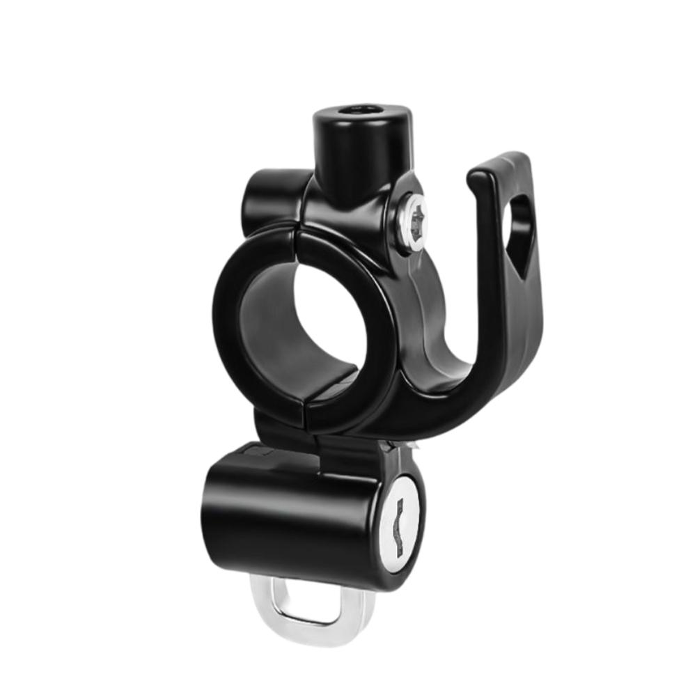 

Металлический замок для шлема мотоцикла с кронштейном для зеркала, противоугонный замок на руль велосипеда, крючки для безопасности, аксессуары, два ключа