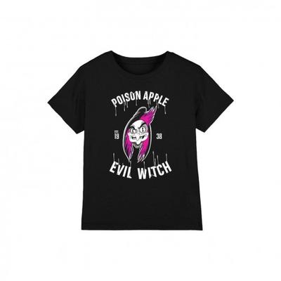 Schneewittchen und die sieben Zwerge Kinder/Kinder Est. 1938 Böse Hexe Giftapfel T-Shirt