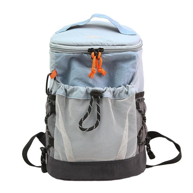 Casual bento bag Double compartment Large capacity backpack Travel camping Sports Unisex backpack