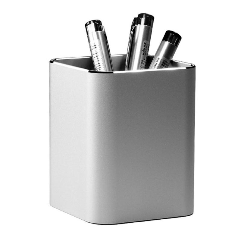Portapenne Decorativo Tazza Portapenne e Matite in Metallo Portaoggetti da Tavolo per Pennelli da Trucco per Camera da Letto Toeletta Scrivania d'Ufficio