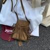 New Tassel Mobile Phone Bag Retro Trend Shoulder Crossbody Small Square Bag Spring and Summer Fashion Women's Bag