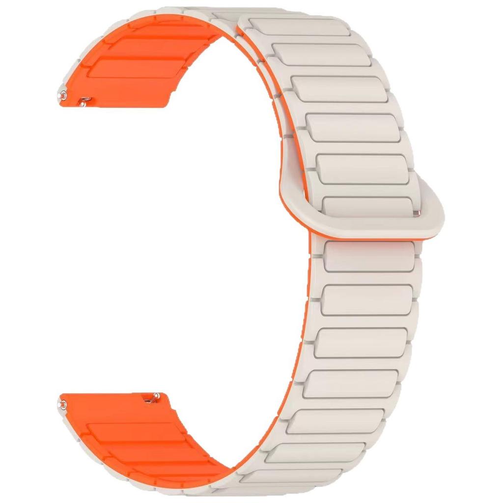 Compatible Magnetic Silicone Strap for Samsung Galaxy Watch 4-7 and Huawei GT 2-6 Series