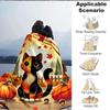 1pc Autumn Cat Print Blanket - Lightweight Flannel Throw Blanket For Sofa, Bed, Living Room, Office, Outdoor Travel, Camping, Soft All-Season103