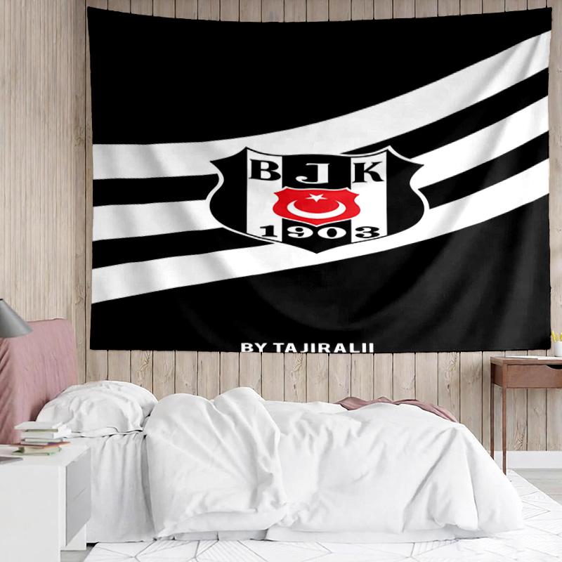 1PC Besiktas Crest Legacy 1903 Tapestry, Unique Design Tapestry, Suitable for Bedroom,Livingroom, Playroom,Heartwarming Holiday Gifts
