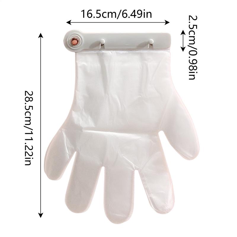 Fixed Clip Disposable Glove Rack Organizer Wall Mounted Glove Dispenser Easy To Install Glove Storage Rack with plastic Gloves