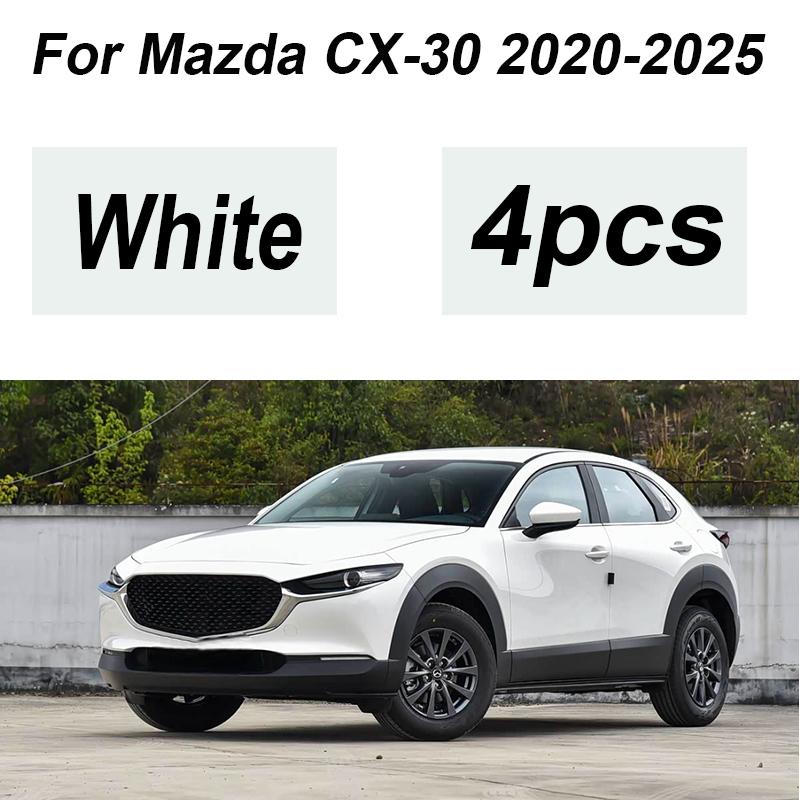 For Mazda CX-30 Accessories 2025 -2025 4PCS Painted Car Front Mudguards Splash Guard Rear Muds Fender Wheels Car Accessories